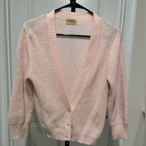 Vintage Penney’s Pink Cardigan